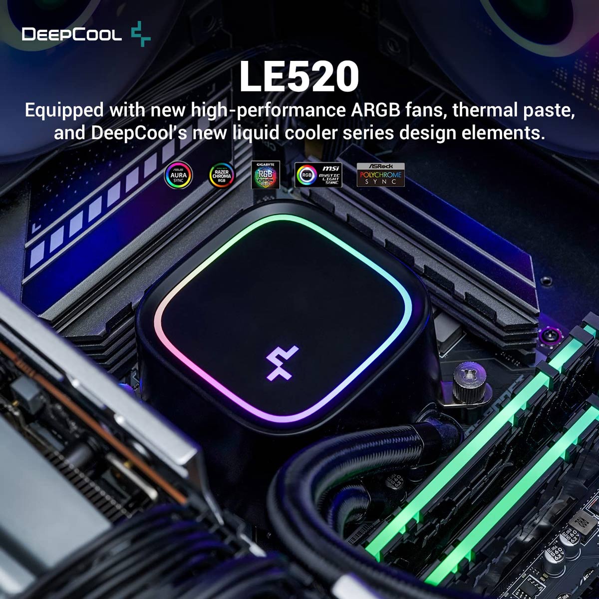 DEEPCOOL LE 520 LIQUID COOLER 240MM AIO