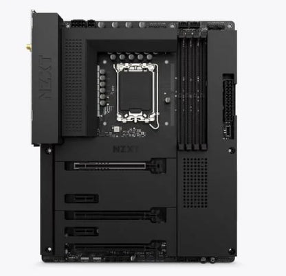 NZXT N7 Z790 ATX Motherboard – Intel Z790 Chipset, LGA 1700, DDR5 Support, PCIe 5.0, Wi-Fi 6E, Bluetooth 5.2, Black
